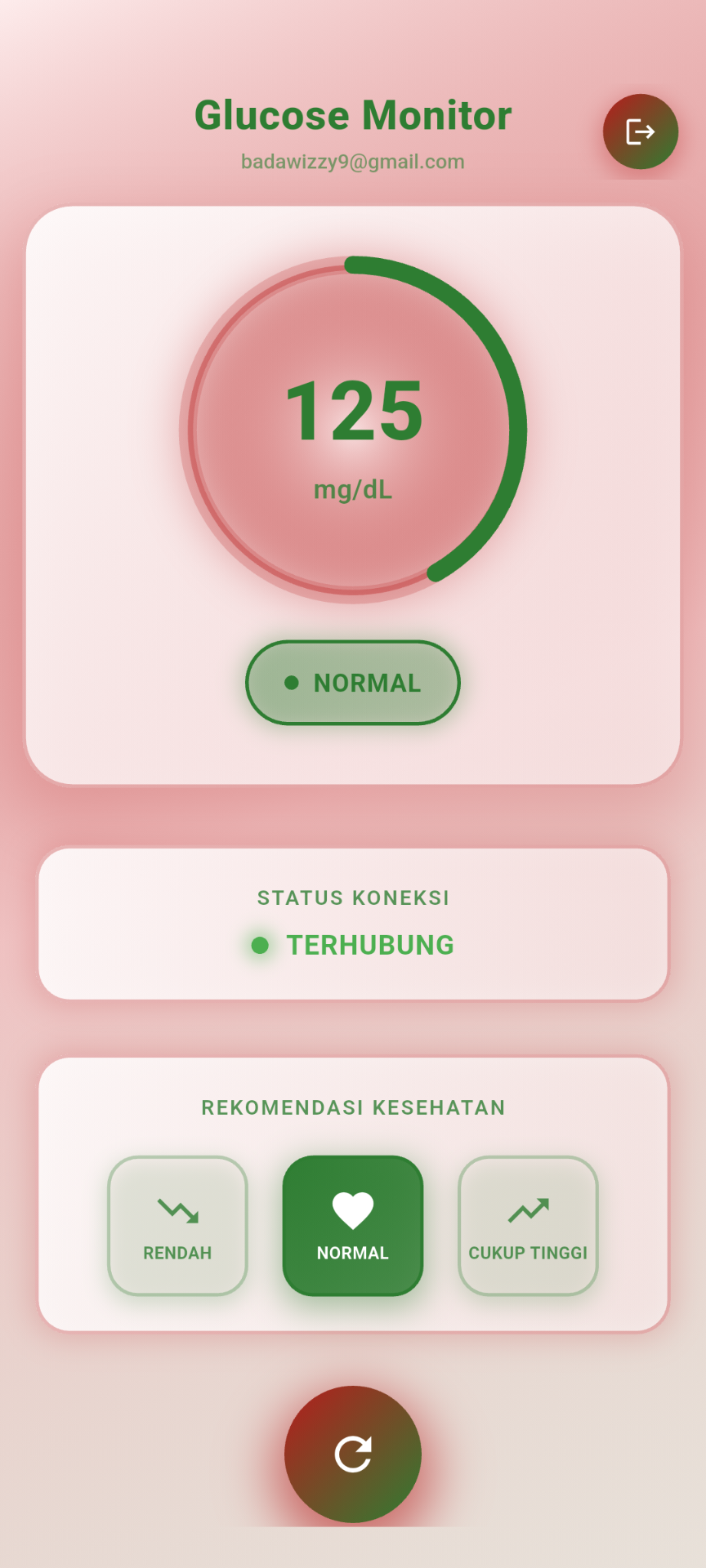 Glucose Monitoring App